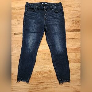 Old Navy Dark Blue Rockstar Skinny Jeans